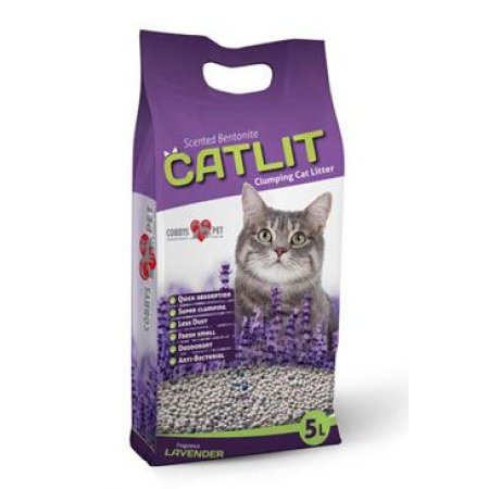 Podstielka Catlit s levanduľou pre mačky 5l/4kg