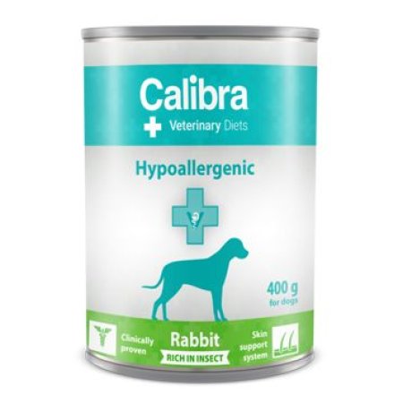 Calibra VD Dog konz. Hypoallergén. Rabbit&Insect 400g