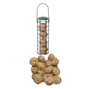 Lojové gule so semienkami 60x90g bez sieťky + krmítko