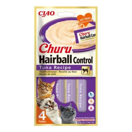 Chúru Cat Hairball Tuna Recipe 4x14g