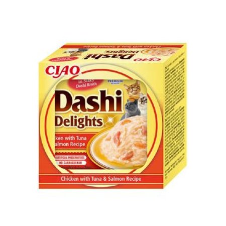 Churu Cat CIAO Dashi kura s tuniakom a lososom 70g