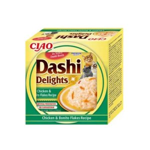 Chúru Cat CIAO Dashi kura a vločky z tuniak. pruh. 70g
