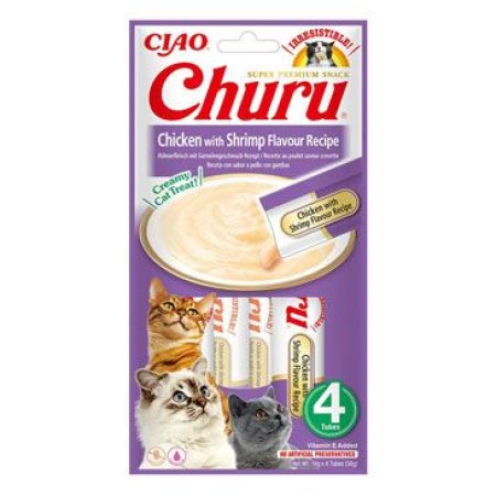 Chúru Cat Chicken with Shrimp Flavour Recipe 4x14g