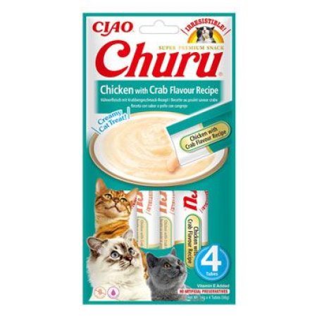 Chúru Cat Chicken with Crab Flavour Recipe 4x14g