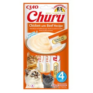Chúru Cat Chicken with Beef Recipe 4x14g