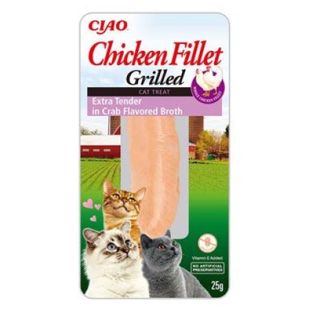 Chúru Cat Chicken Fillet Extra in Crab Flav.Broth 25g