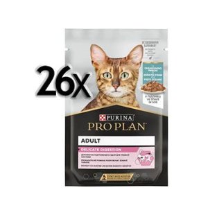 Pro Plan Cat Delicate vrecko morskej ryby 26 x 85 g