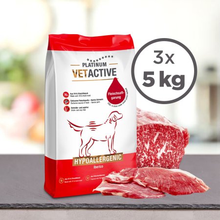 PLATINUM Vetactive Hypoalergenic 15 kg