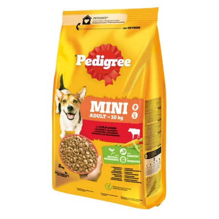 PEDIGREE granule Mini s hovädzím a hydinovým 2 kg