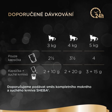 SHEBA kapsička Hydinový výber 40x85 g