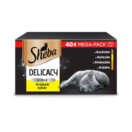 SHEBA kapsička Hydinový výber 40x85 g