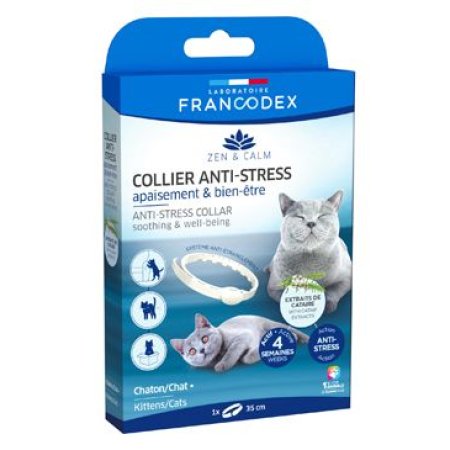 Francodex Obojok Anti-stress mačka, mačiatko 35cm