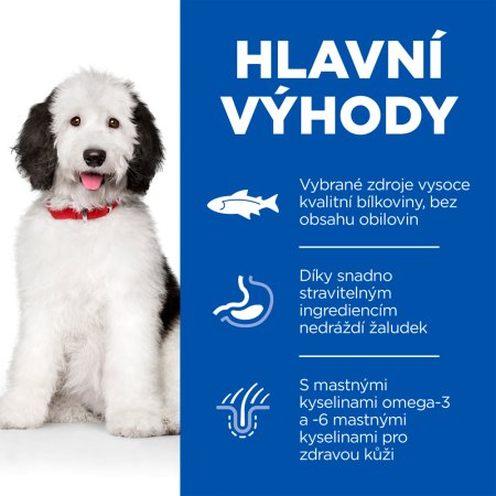 Hill’s Science Plan Hypoalergénne pre veľké dospelé psy s lososom 12 kg