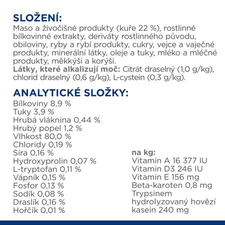 Hill’s Prescription Diet c/d Stress Starostlivosť o močový systém pre mačky 12 x 85 g