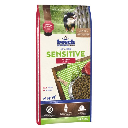 Bosch Sensitive Lamb & Rice 15 kg (EXPIRÁCIA 09/2024)