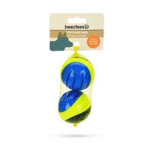 Beeztees Fetch TPR Odolná loptička pre psov 6cm 2ks