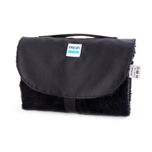 PROFIDOG Deka skladacia NEON L 128 x 78 cm čierna-hnedá (Plys, Spylón)