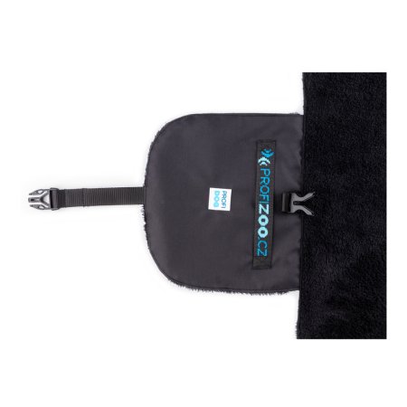 PROFIDOG Deka skladacia NEON L 128 x 78 cm čierna-hnedá (Plys, Spylón)