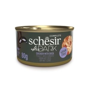 Schesir Cat konz. After Dark Wholefood kurá/kachňa 80g