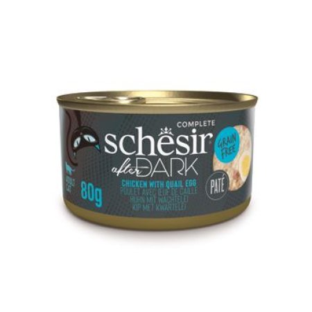 Schesir Cat konz. After Dark Paté kurá/vajcia 80g