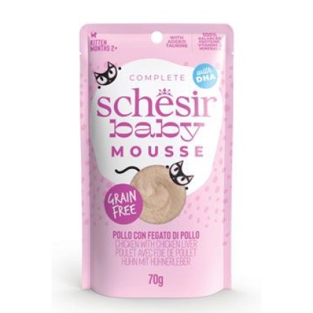 Schesir Cat kapsa Kitten Lifestage Mousse kurá 70g