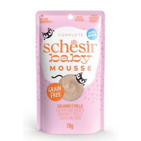 Schesir Cat vrecko Kitten Lifestage Mousse losos 70g