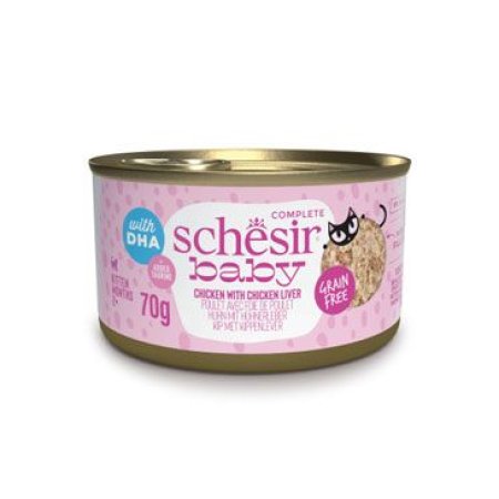 Schesir Cat konz. Kitten Wholefood kurá/jatra 70g