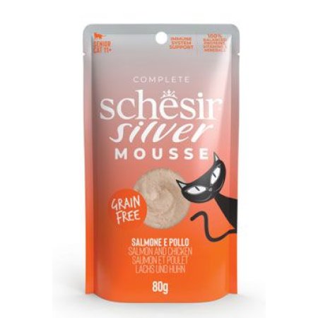 Schesir Cat sáček Senior Lifestage Mousse los/kur 80g