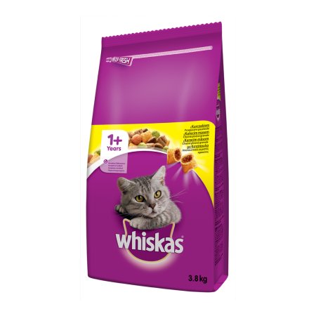Whiskas granules kuracím 3,8 kg