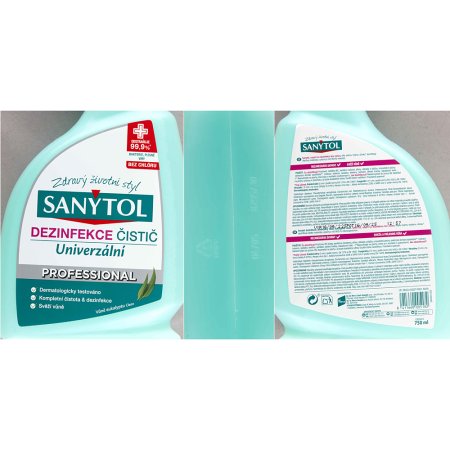 Sanytol univerzálny čistič Professional eukalyptus 750 ml