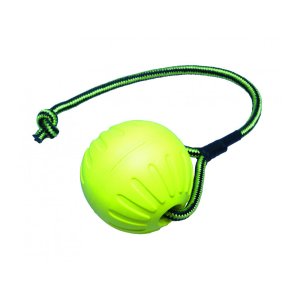 PROFIZOO Loptička FOAM so šnúrkou veľký (9 mm x 53 cm) žltá