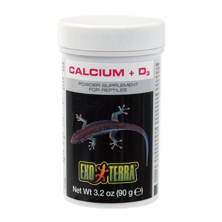 Exo Terra doplnkové krmivo kalcium + vitamín D3 90g