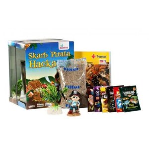 Akvarijný set Pirát - 20x20x25 cm