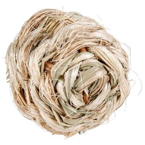Trixie Loptička s rolničkou z trávy 6 cm