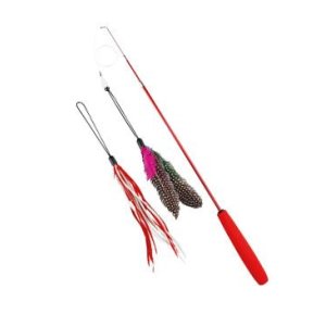 Trixie Teleskopická tyč s hračkou pre mačky 40-98 cm