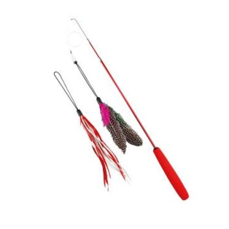 Trixie Teleskopická tyč s hračkou pre mačky 40-98 cm