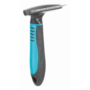 Trixie Hrablo s rotačnými zubami, antišmyk.rukoväť 7x14cm, zuby 2cm