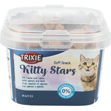 Soft Snack Kitty Stars - hviezdičky losos, jahňacie 140g