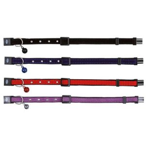 Trixie Obojok pre mačku semišový s ozdobou