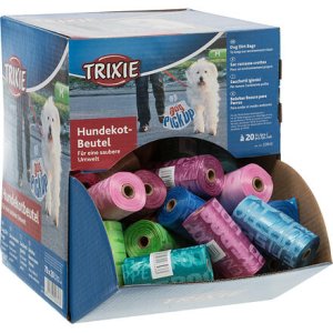 Trixie Box so 70 rolkami farebných WC vreciek M