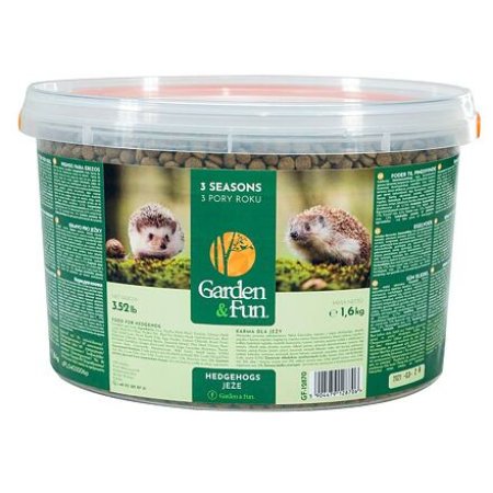 GARDEN FUN krmivo pre voľne žijúcich ježkov vedierko 1,6 kg