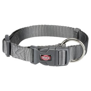 Trixie Obojok PREMIUM, grafit 35-55 cm/20 mm