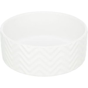 Trixie Keramická miska, vrúbkovaná, biela 0,9 l/ 16 cm
