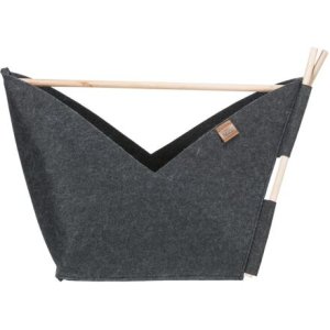 Trixie Jaskyňa ELISE s vankúšikom, 63 × 44 × 30 cm, tvar loďka, filc, antracit - DOPREDAJ