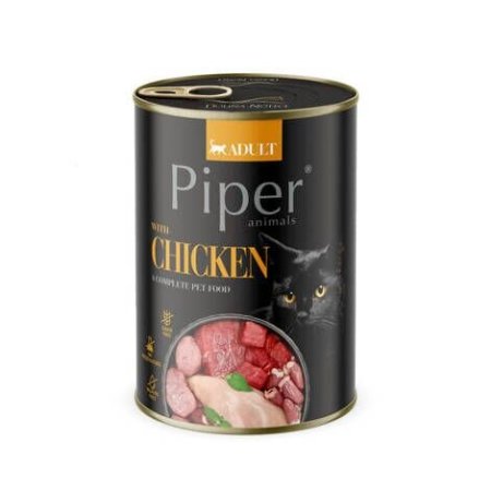 PIPER CAT konzerva pre mačky, s kuracím mäsom 400g