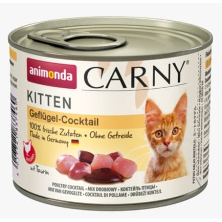 ANIMONDA konzerva CARNY Kitten - hydinový koktail 200g
