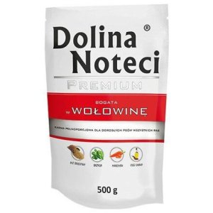 DOLINA NOTECI PREMIUM hovädzie vrecko pre psov 500 g