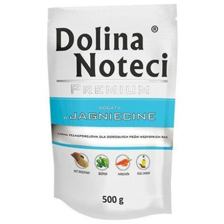 DOLINA NOTECI PREMIUM jahňacie vrecko pre psov 500 g