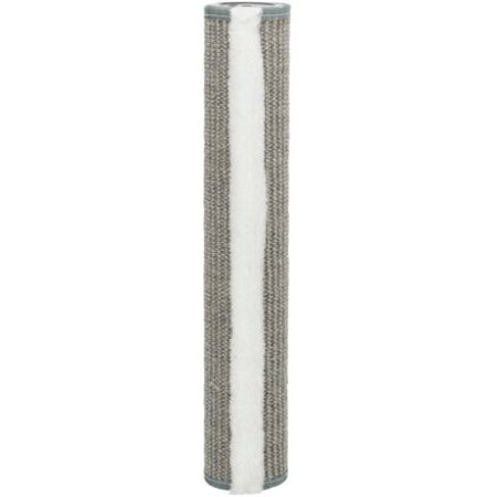Stĺpik so sisalovým kobercom, ø 9 × 48 cm, sivá