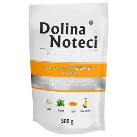 DOLINA NOTECI PREMIUM kačica s tekvicou vrecko pre psov 500 g